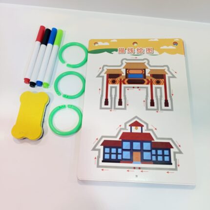Stroke Line Dot To Dot Educational Cards 36pcs