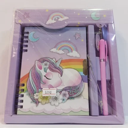 Unicorn Note Book With Matching Gel Pen