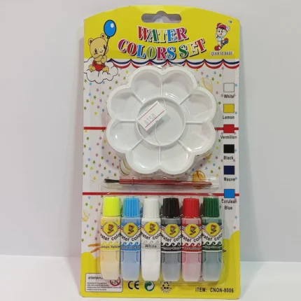 Water Paints Tube With Paint Brush ( 6pcs Pack )